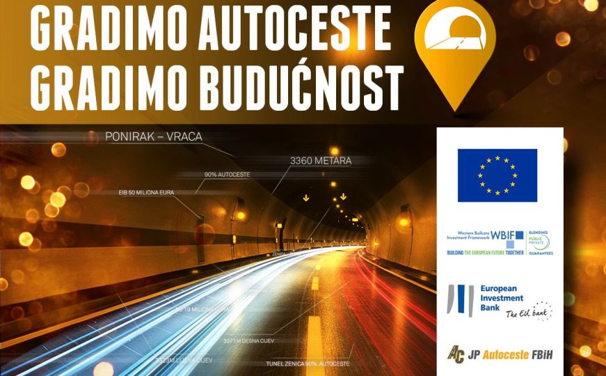 Sigurniji putevi i bolja povezanost uz pomoć EU: Radovi na tunelu Zenica