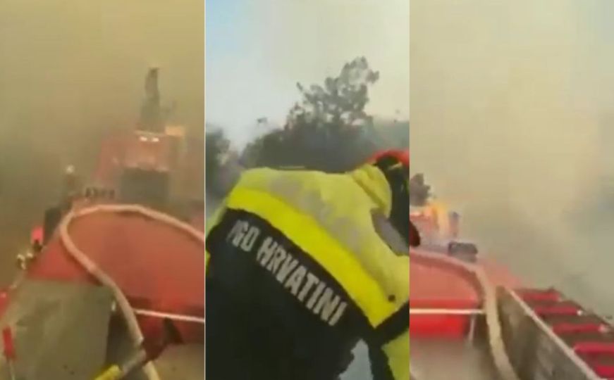 Pogledajte dramatičan snimak kako je kanader spasio vatrogasce u Sloveniji: "Nije se moglo disati"