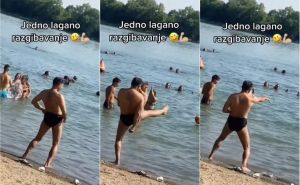 Snimak vrlo brzo postao hit u Srbiji: Pogledajte muškarca kako "zavodi žene na plaži"