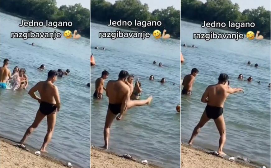 Snimak vrlo brzo postao hit u Srbiji: Pogledajte muškarca kako "zavodi žene na plaži"