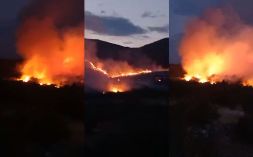 Vatrena stihija i dalje bukti u Neumu: Požar se nastavio širiti, u pojedinim dijelovima kritično