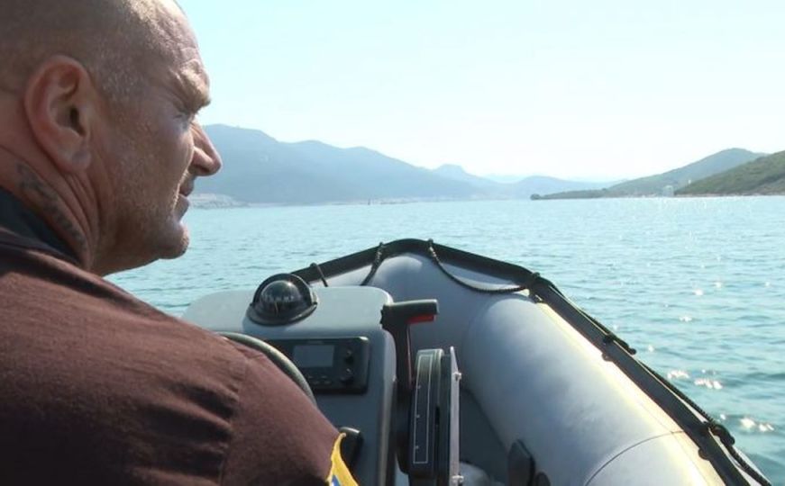 Morske granice BiH su sigurne: Patrolni čamac u kontroli plovidbe neumskim zaljevom