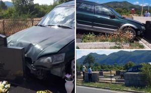 Neobična nesreća kod Gračaca: Automobilom uletio u groblje