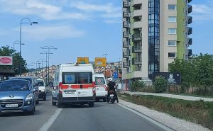 U Sarajevu oboren motociklista, velika gužva u saobraćaju