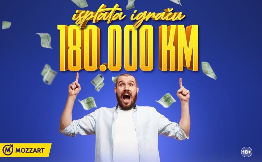 U Mozzartu isplaćen najveći dobitak do sada: Prijedorčanin osvojio rekordnih 180.000 KM!