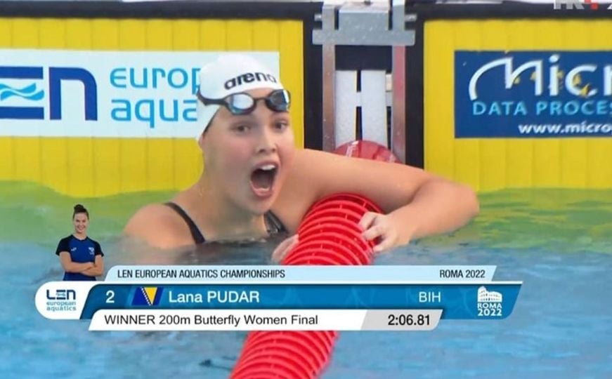 Bravo, vodena vilo: Nestvarna Lana Pudar je europska prvakinja!