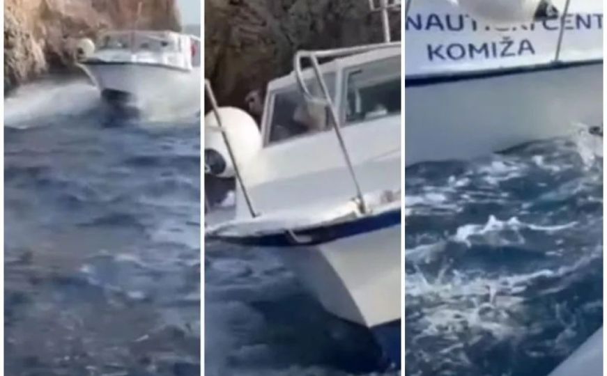 VIDEO: Djelatnik napao turiste na Jadranu, zalijetao se u njih brodom, psovao i vikao