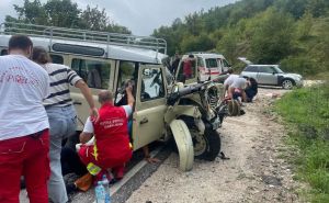 GSS Ilidža objavio slike saobraćajne nesreće kod Sarajeva: Pružali pomoć povrijeđenima