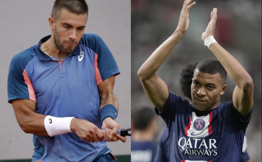 Borna Ćorić se izvinio velikom Mbappeu. Hrvat oduševio teniski svijet šalom na svoj račun