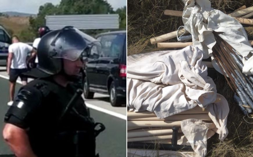 Maskirani torcidaši izazvali incident na autoputu: Policija objavila detalje, našli palice