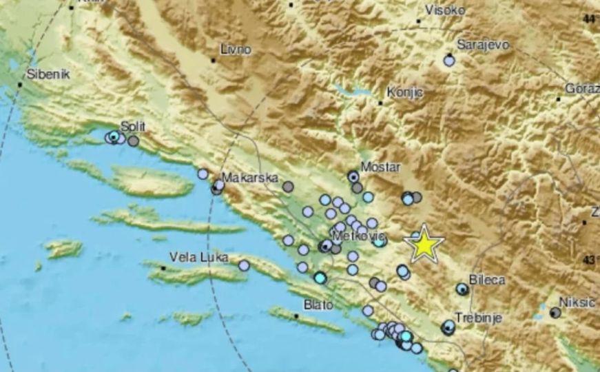Zemljotres magnitude 3,5 pogodio BiH, oglasili se građani: 'Buka i čudna tutnjava'