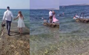 Pronašli smo najoriginalnije mladence: Pogledajte video s najromantičnije svadbe na Jadranu
