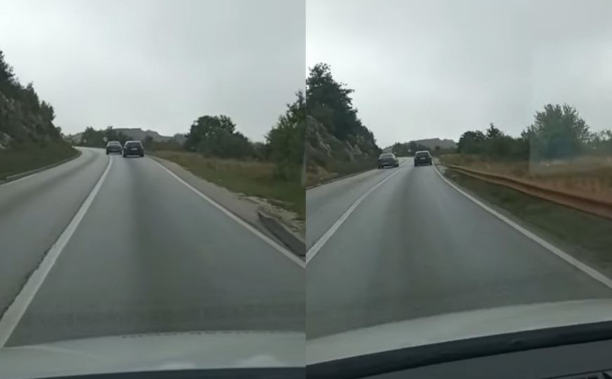Ovakva vožnja ugrožava mnoge vozače u BiH: Bahati vozač prestiže pred krivinom
