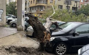 Nevrijeme u Skoplju: Poplavljene ulice, jak vjetar obarao drveće