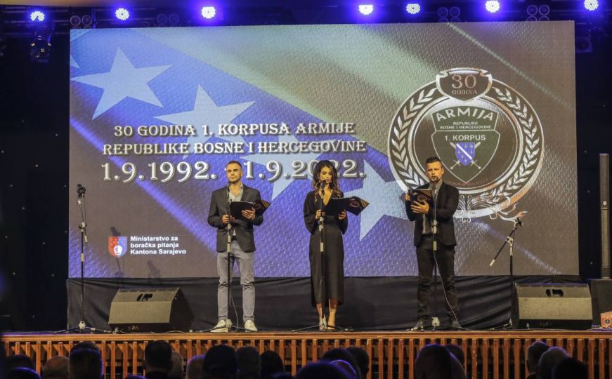 Skenderija: Svečano obilježena 30. godišnjica formiranja legendarnog Prvog korpusa Armije RBiH