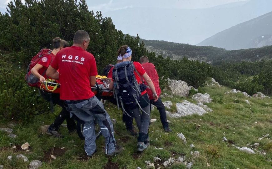 Maloljetnik teško povrijeđen na bh. planini: Pogledajte snimak spašavanja