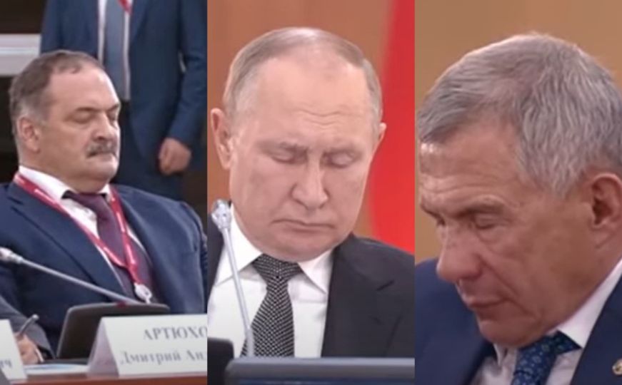 Video sastanka Putina i saradnika obilazi svijet: Kao da ih je pola zaspalo
