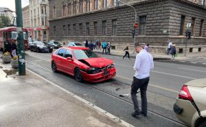 Sudar kod zgrade Predsjedništva BiH, tramvaji ne rade