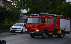 Požar u Doboju: Planuo kamion, vatra progutala kompletan prednji dio vozila