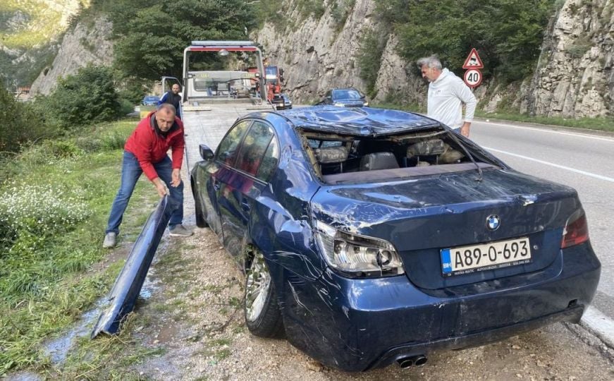 BMW-om sletio u Neretvu, ronioci vozilo izvlačili iz dubine oko 15 metara