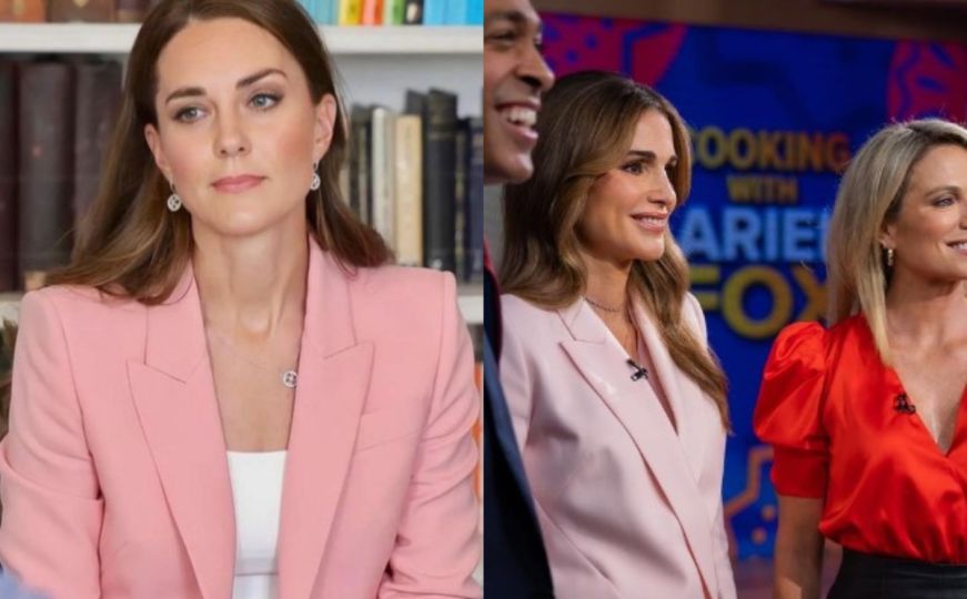 Modni dvoboj: Jordanska kraljica Rania i Kate Middleton u istom odijelu, kojoj bolje stoji?
