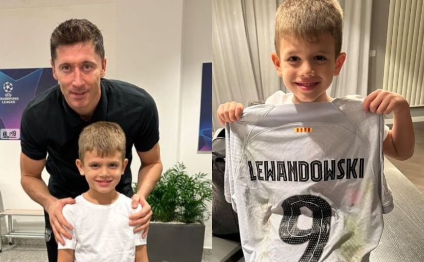 Sin Edina i Amre Džeko nakon utakmice Lige prvaka dobio dres Roberta Lewandowskog