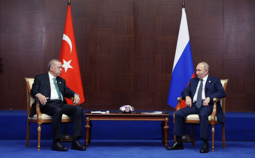 Recep Tayyip Erdogan i Vladimir Putin se sastali na marginama samita u Astani