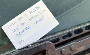 Neko je oštetio parkirani automobil, no poruka dokazuje da još ima dobrih ljudi