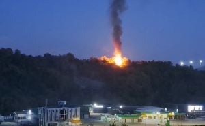 Požar na Crkvičkom brdu u Zenici, gori visoko rastinje