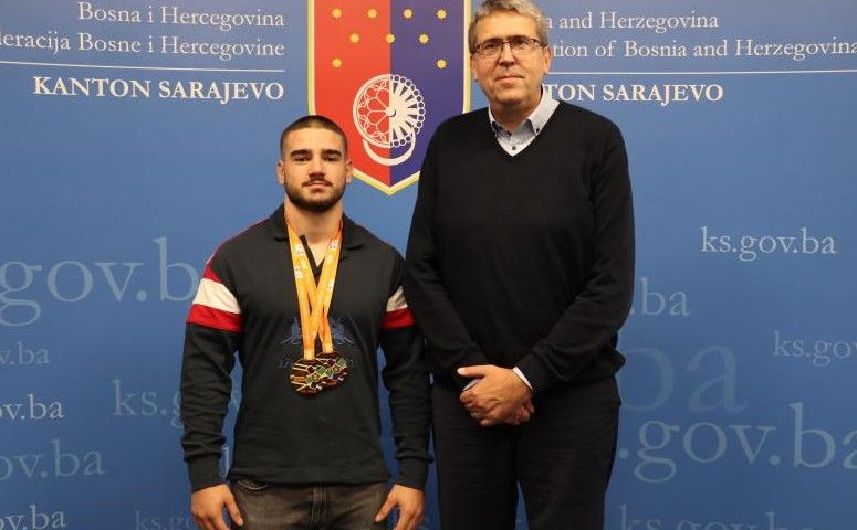 Samir Avdić primio Mustafu Hebiba: Podrška ministra za šampiona