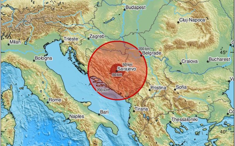 Federalni hidrometeorološki zavod potvrdio: Zabilježen zemljotres u Sarajevu