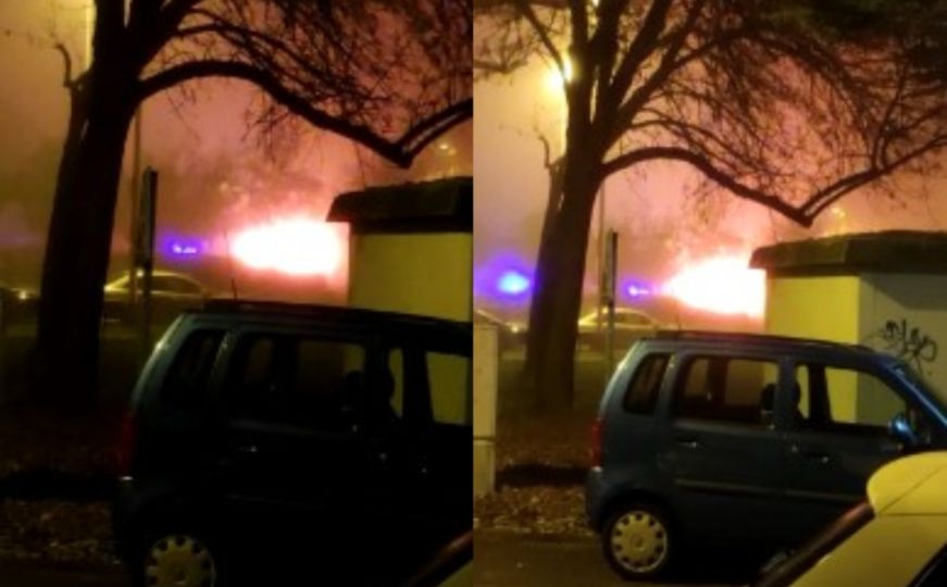 Noćna drama u Novom Zagrebu: Čuli smo jake eksplozije, auti su gorjeli. Plamen je bio tri metra