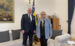 Ministrica Bisera Turković razgovarala sa šefom Misije OSCE u BiH Brianom Aggelerom