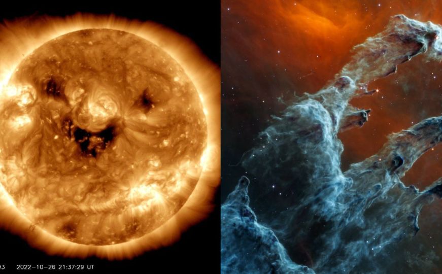 NASA objavila čudesne fotografije: Pogledajte Sunce kako se "smije" i jezive 'kandže' u svemiru