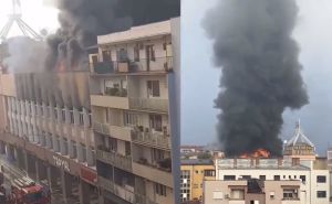 Drama u Srbiji: Veliki požar u robnoj kući u centru Kruševca, evakuisani i stanari stambene zgrade