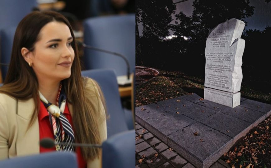 Arijana Memić objavila fotografiju ranjenog kamena: "Dok nišani bijeli čekaju pravdu..."