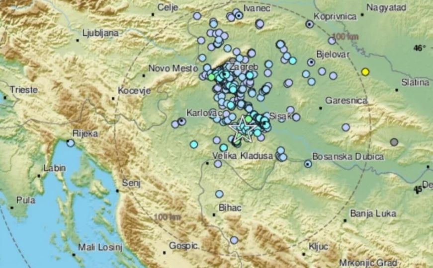 Zemljotres u Hrvatskoj, osjetio se u BiH, javili se uznemireni građani: Cijela kuća se tresla. Užas