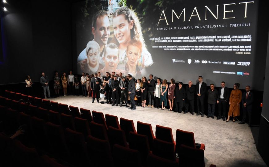 Ekipa "Amaneta" na sarajevskoj premijeri  nagrađena gromoglasnim aplauzom