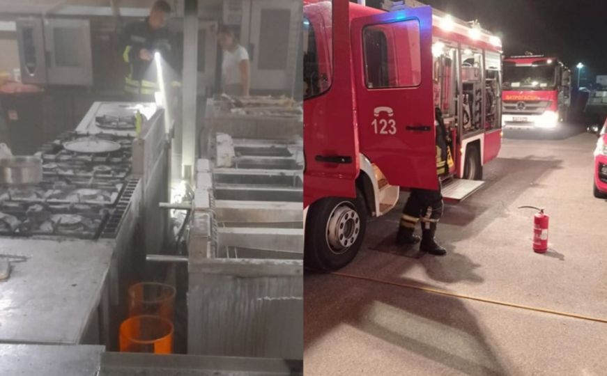 Požar u Banjoj Luci: Gorjela kuhinja restorana, vatrogasci je gasili dva sata