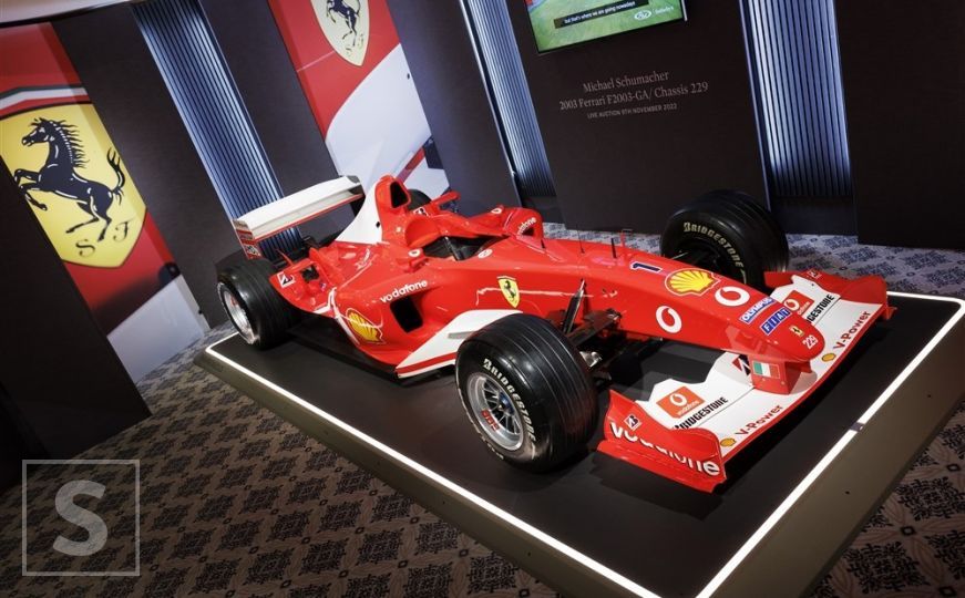 Prodaje se šampionski Ferrari Michaela Schumachera iz 2003. godine