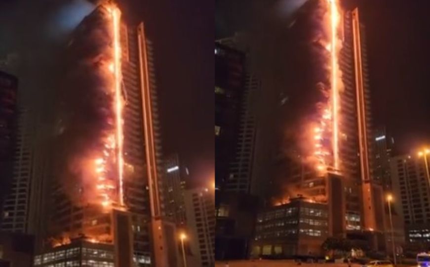 Drama u Dubaiju: Gorio neboder od 35 spratova