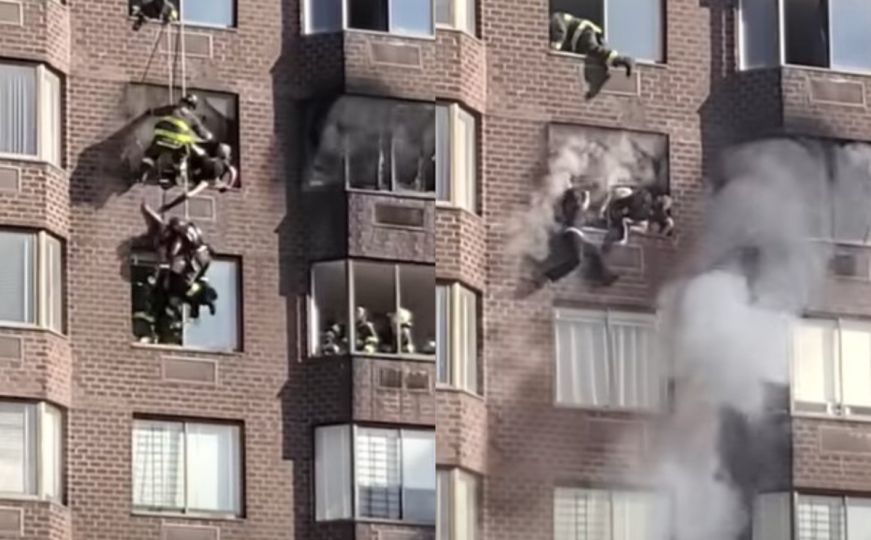 Drama na Manhattanu: Vatrogasci herojskim podvigom spasili ženu s 20. sprata
