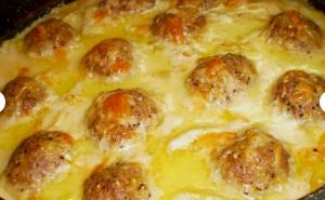 Tražit ćete ih još: Ćuftice u rerni sa sosom od pavlake