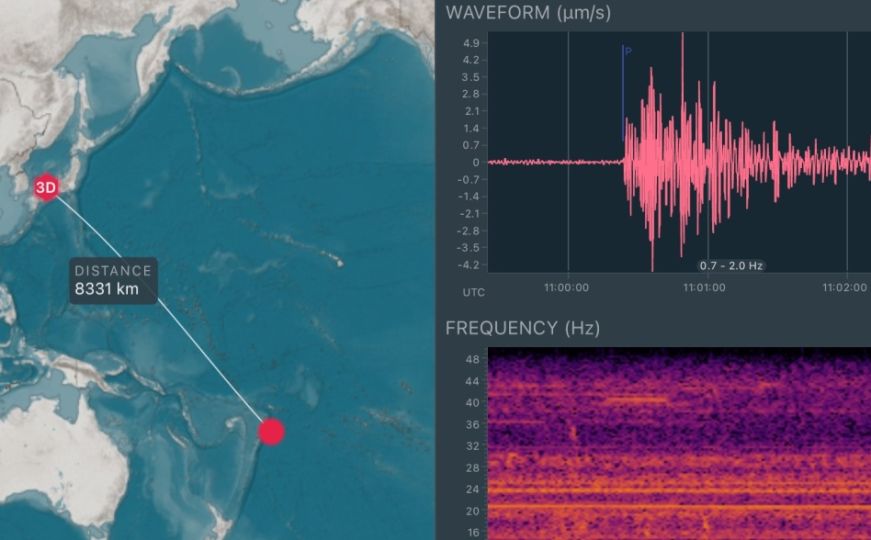 Žestok zemljotres zatresao otok u Pacifiku: Izdano upozorenje za cunami, stižu prvi snimci