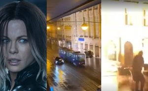 Automobil 'leti' nakon sudara s tramvajem: Pogledajte kako se u Zagrebu snima film s Kate Beckinsale