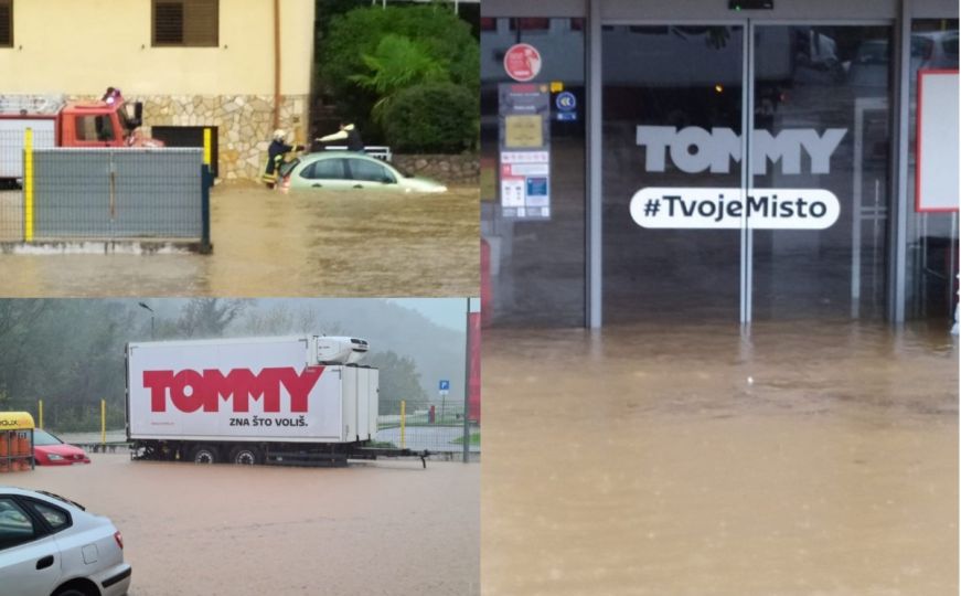 Potop na dijelu Jadrana: Automobili i autobusi plivaju, centar grada pod vodom