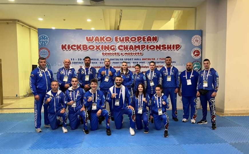 Europsko seniorsko prvenstvo u kickboxingu: Srebro i tri bronze za reprezentaciju BiH