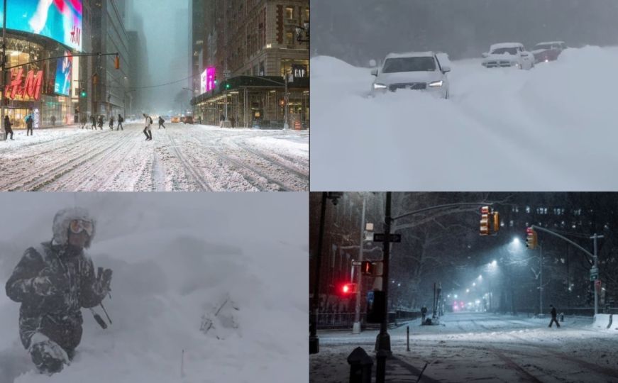Veliko snježno nevrijeme pogodilo Ameriku: Ovakav snijeg nije viđen 20 godina