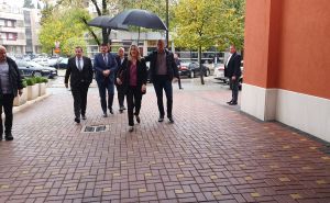 Pogledajte dolazak Dodika, Cvijanović i Tegeltije na sastanak u Mostar