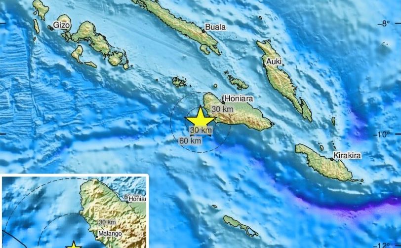 Snažan zemljotres pogodio Salomonske otoke
